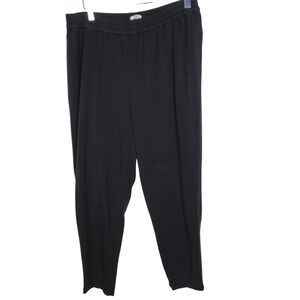 STORQ Pants Womens Size 3 Black Pull On Maternity‎ Modal Blend Stretch Pocket
